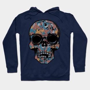 Floral Skull Hoodie